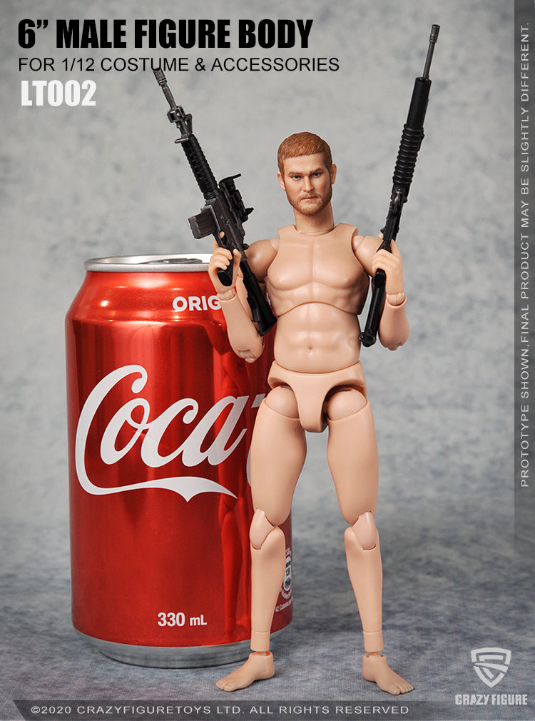 Load image into Gallery viewer, Crazy Figure - 1/12 Multi Joint Movable Male Body without Neck
