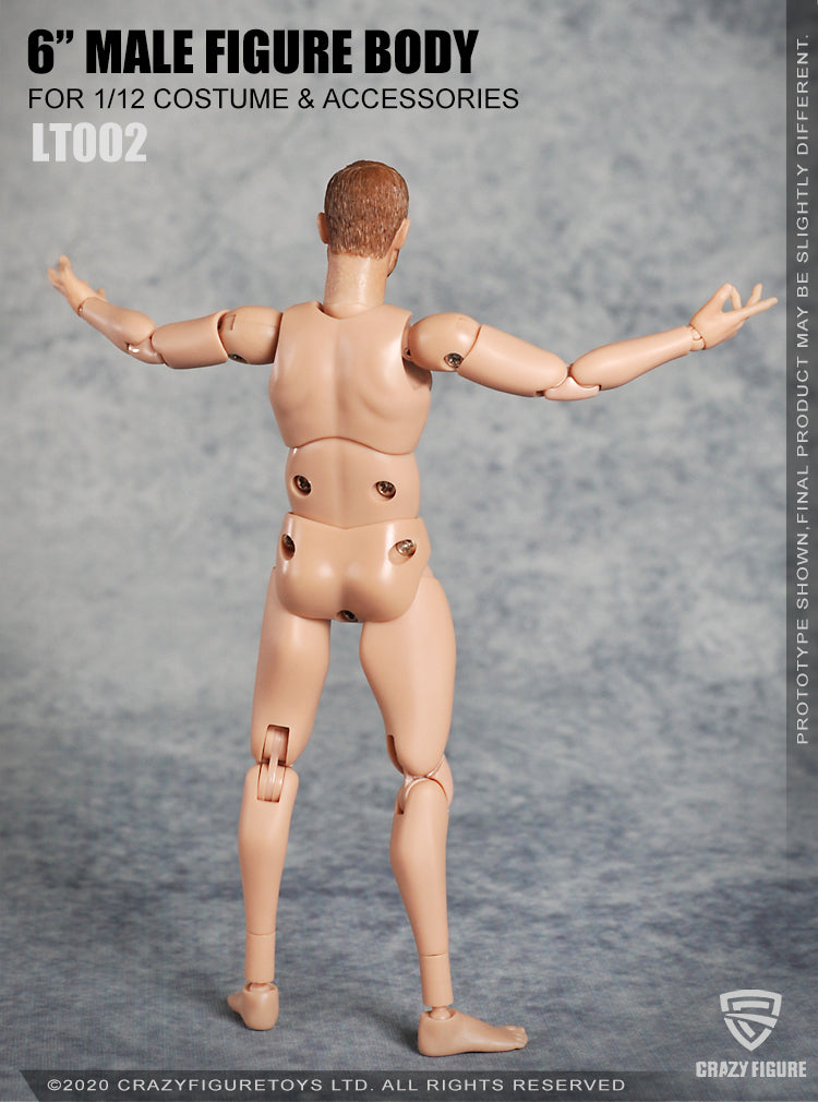 Load image into Gallery viewer, Crazy Figure - 1/12 Multi Joint Movable Male Body without Neck
