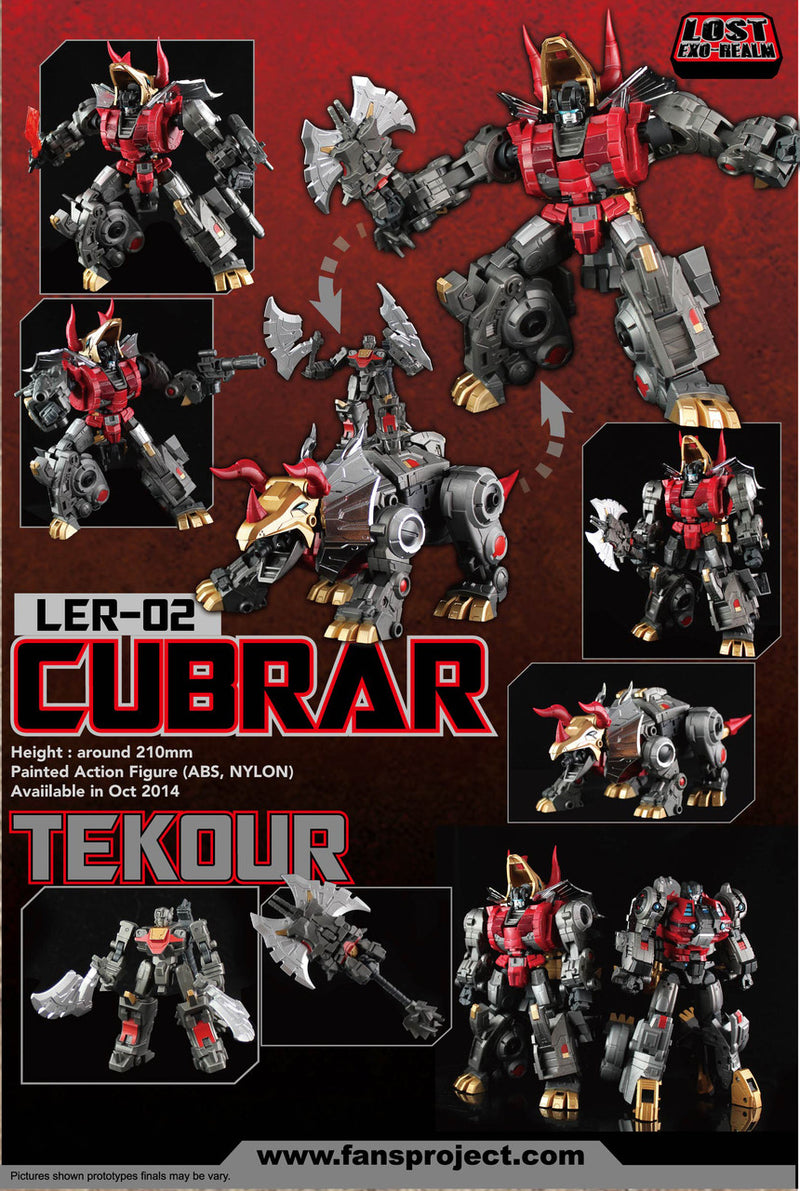 Load image into Gallery viewer, FansProject - Lost Exo Realm LER-02 - Cubrar and Tekour