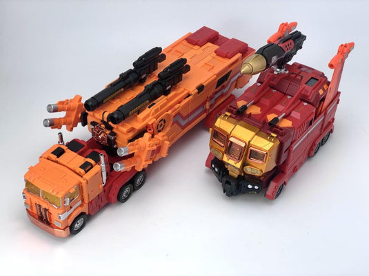 Fans Hobby - MasterBuilder - MB06D Power Baser + MB-11D God Armour (Orange Set)