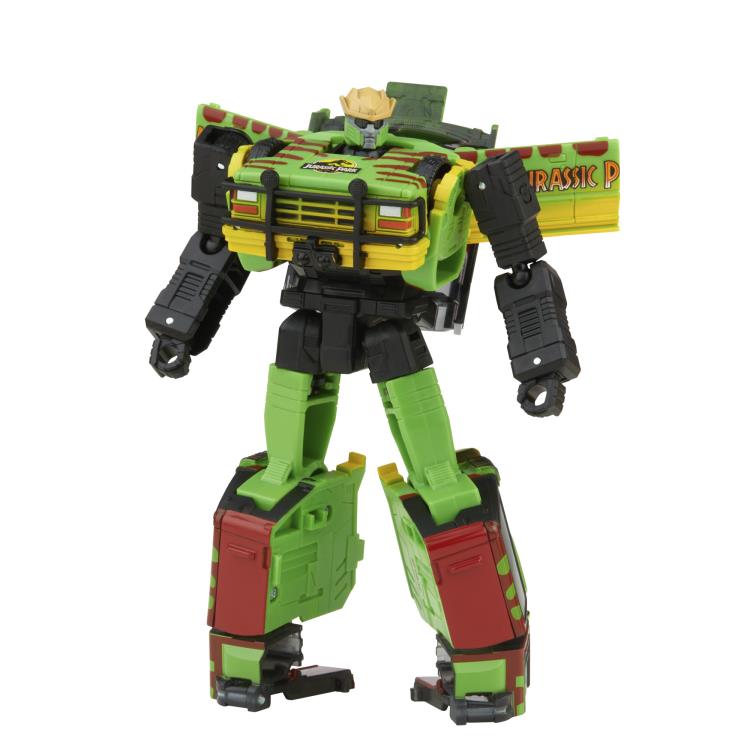 Load image into Gallery viewer, Transformers X Jurassic Park Mash-Up - Tyrannocon Rex and Autobot JP93 Set