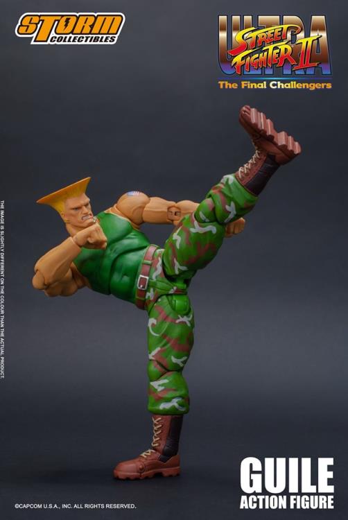 Load image into Gallery viewer, Storm Collectibles - Ultra Street Fighter II: The Final Challengers Guile 1/12 Scale
