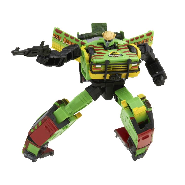 Load image into Gallery viewer, Transformers X Jurassic Park Mash-Up - Tyrannocon Rex and Autobot JP93 Set