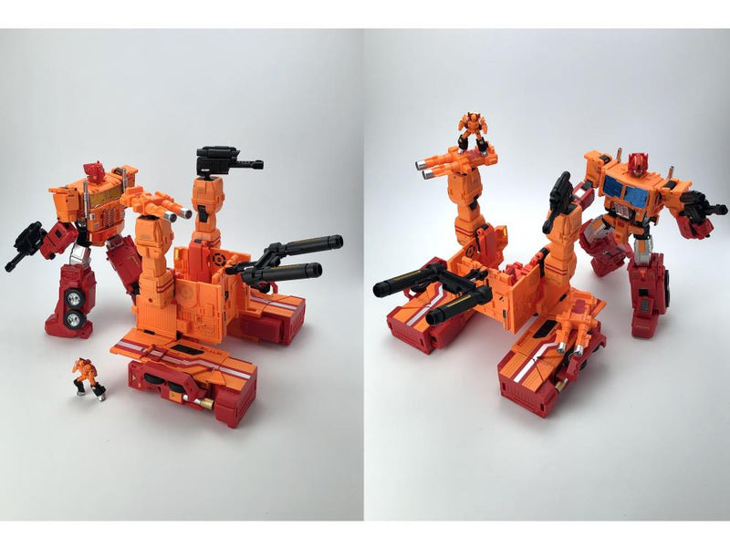 Load image into Gallery viewer, Fans Hobby - MasterBuilder - MB06D Power Baser + MB-11D God Armour (Orange Set)