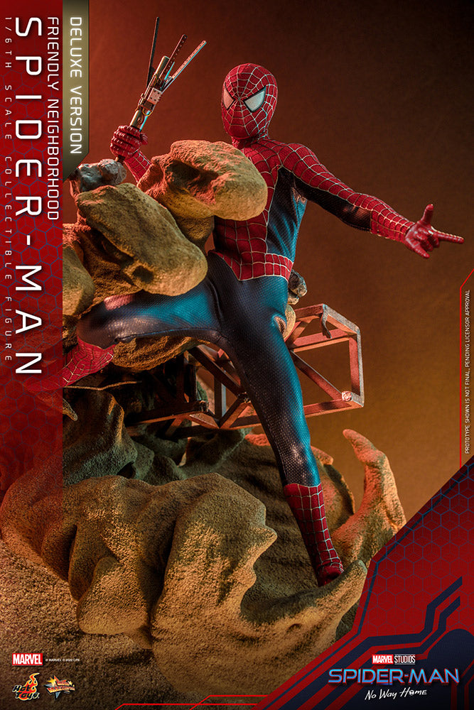 Load image into Gallery viewer, Hot Toys - Spider-Man No Way Home: Friendly Neighbourhood Spider-Man (Deluxe)
