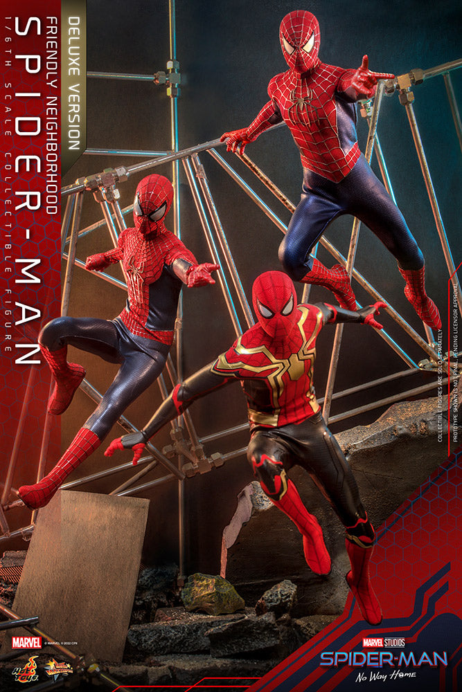 Load image into Gallery viewer, Hot Toys - Spider-Man No Way Home: Friendly Neighbourhood Spider-Man (Deluxe)