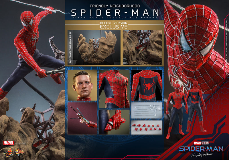Load image into Gallery viewer, Hot Toys - Spider-Man No Way Home: Friendly Neighbourhood Spider-Man (Deluxe)