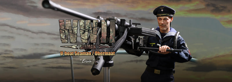Load image into Gallery viewer, DID - WWII German U-Boat Seaman Obermaat - Erwin