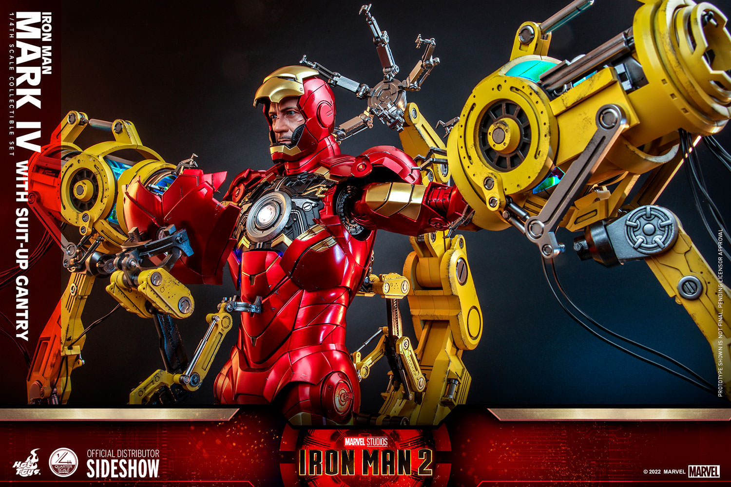 Hot Toys - Iron Man 2 - 1/4 Scale Iron Man Mark IV With Suit-Up