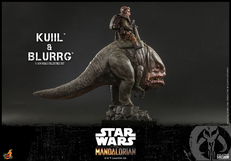 Load image into Gallery viewer, Hot Toys - Star Wars The Mandalorian - Kuiil and Blurrg Set (Restock)