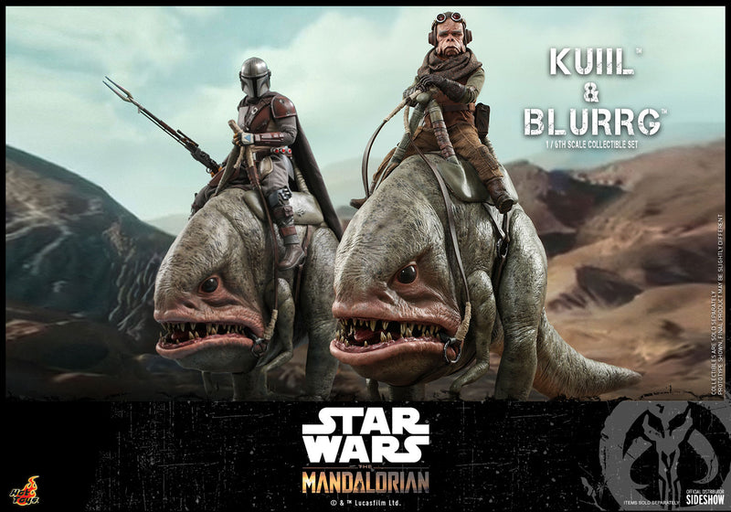 Load image into Gallery viewer, Hot Toys - Star Wars The Mandalorian - Kuiil and Blurrg Set (Restock)