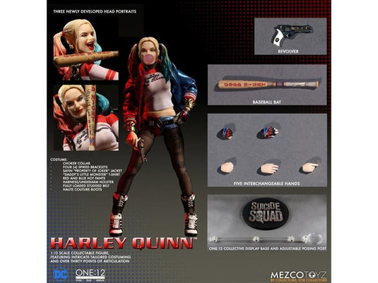 Mezco Toyz - One:12 Suicide Squad Harley Quinn Action Figure