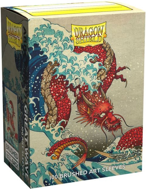 great wave card sleeves Dragon Shield - Brushed Art Sleeves