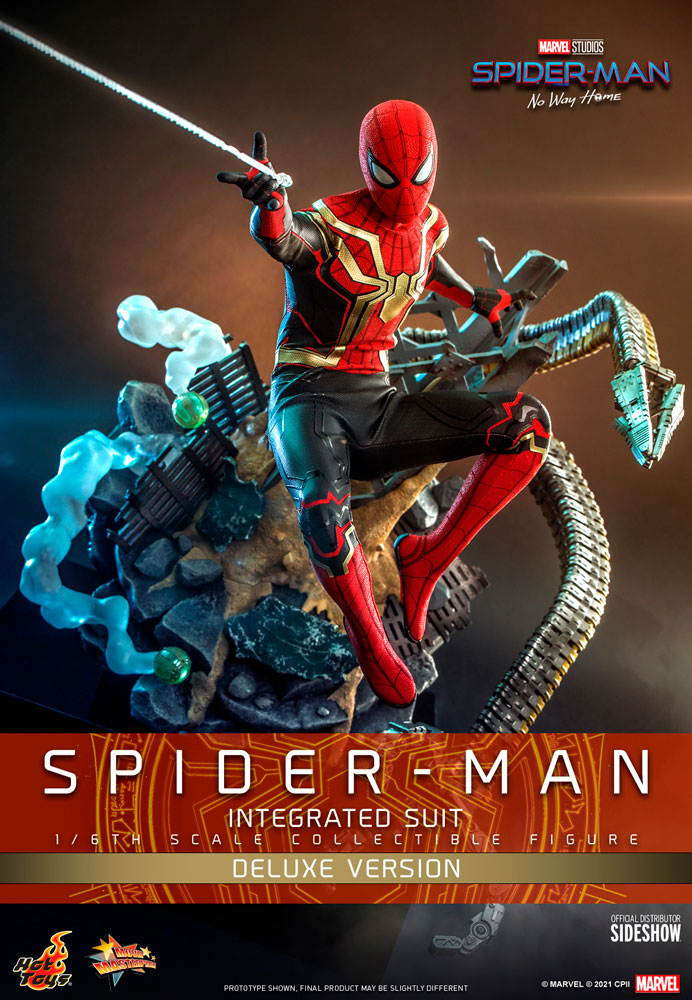 Load image into Gallery viewer, Hot Toys - Spider-Man Far From Home - Spider-Man (Integrated Suit) Deluxe