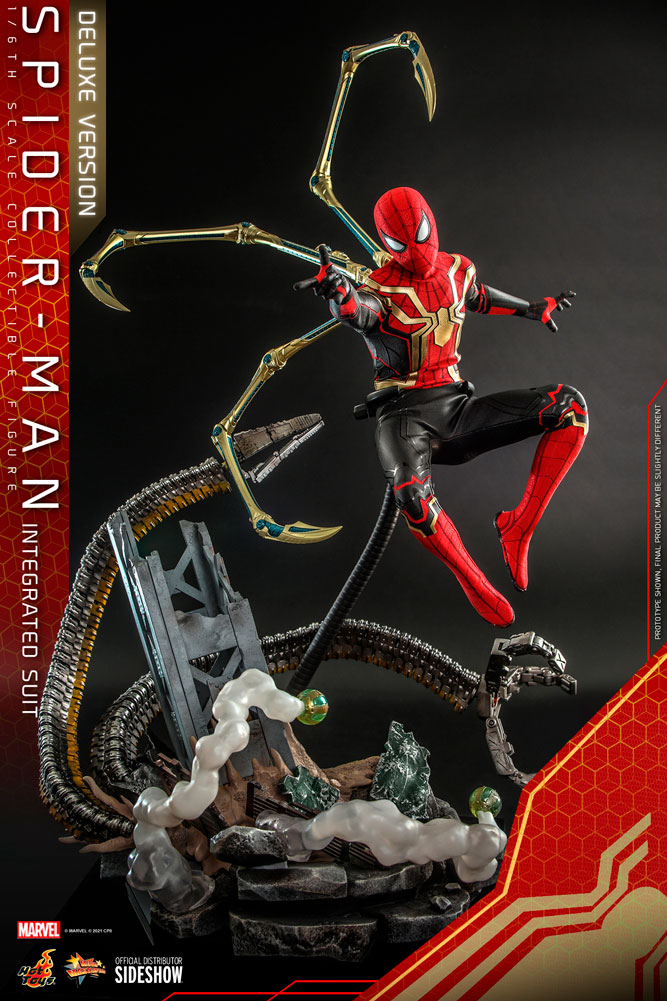 Load image into Gallery viewer, Hot Toys - Spider-Man Far From Home - Spider-Man (Integrated Suit) Deluxe