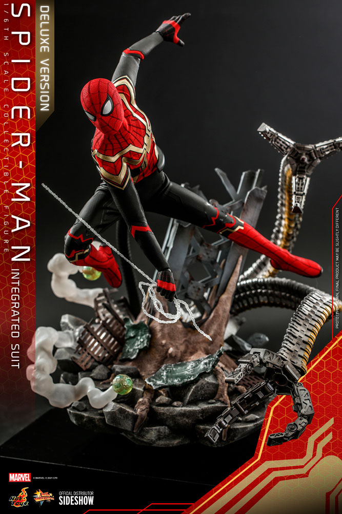 Load image into Gallery viewer, Hot Toys - Spider-Man Far From Home - Spider-Man (Integrated Suit) Deluxe