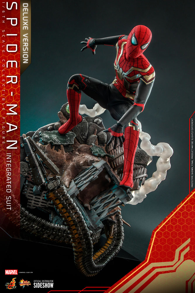 Load image into Gallery viewer, Hot Toys - Spider-Man Far From Home - Spider-Man (Integrated Suit) Deluxe