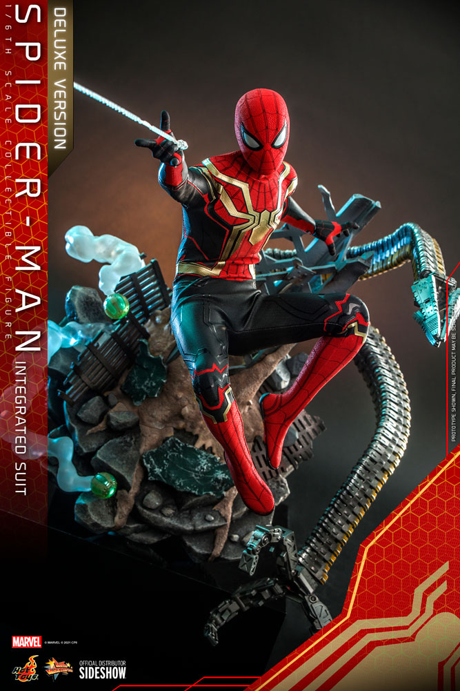 Load image into Gallery viewer, Hot Toys - Spider-Man Far From Home - Spider-Man (Integrated Suit) Deluxe