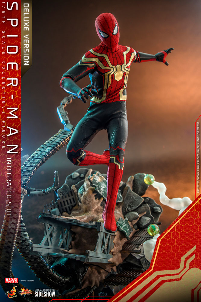 Load image into Gallery viewer, Hot Toys - Spider-Man Far From Home - Spider-Man (Integrated Suit) Deluxe