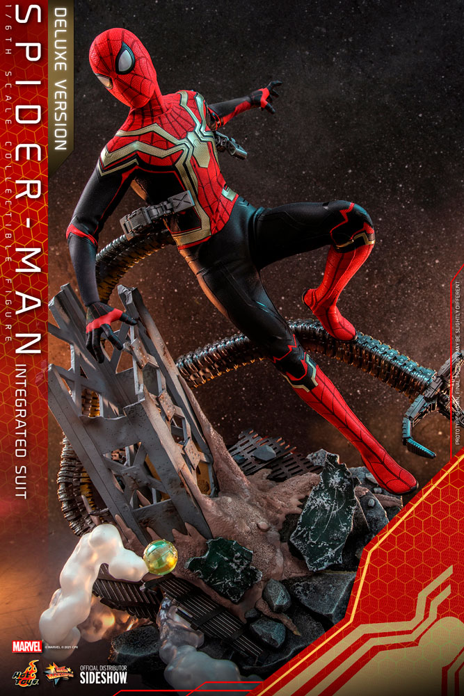 Load image into Gallery viewer, Hot Toys - Spider-Man Far From Home - Spider-Man (Integrated Suit) Deluxe