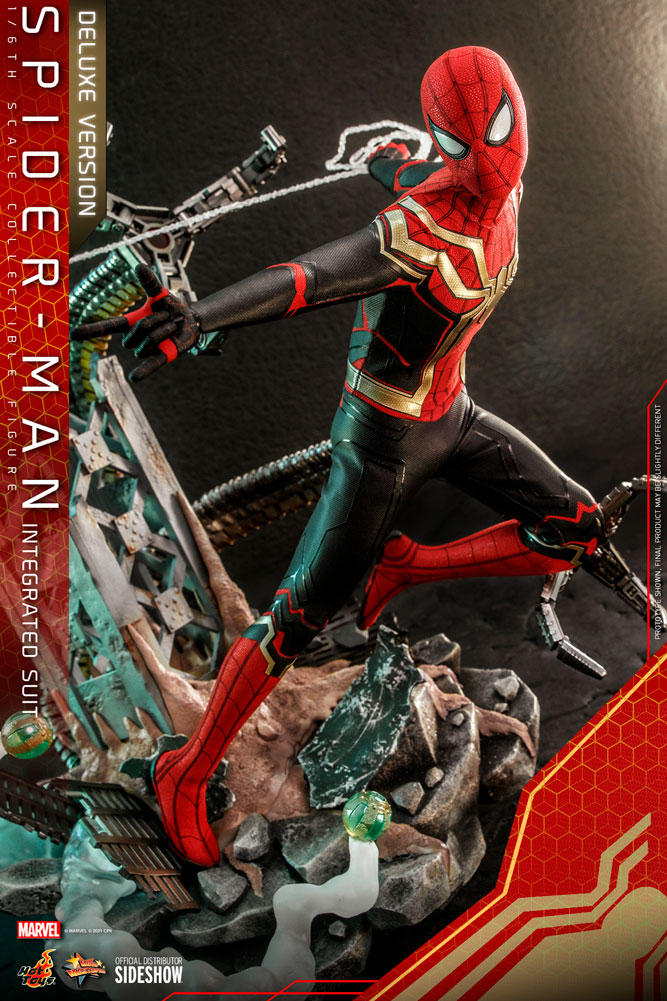 Load image into Gallery viewer, Hot Toys - Spider-Man Far From Home - Spider-Man (Integrated Suit) Deluxe