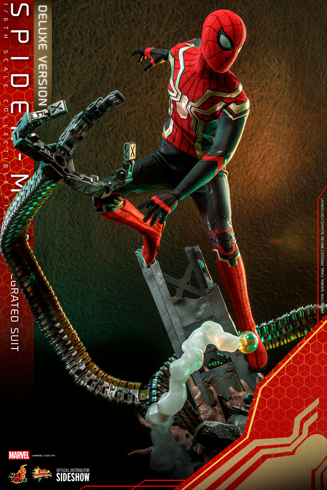 Load image into Gallery viewer, Hot Toys - Spider-Man Far From Home - Spider-Man (Integrated Suit) Deluxe