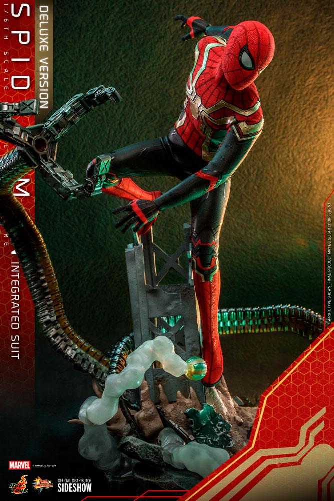 Load image into Gallery viewer, Hot Toys - Spider-Man Far From Home - Spider-Man (Integrated Suit) Deluxe