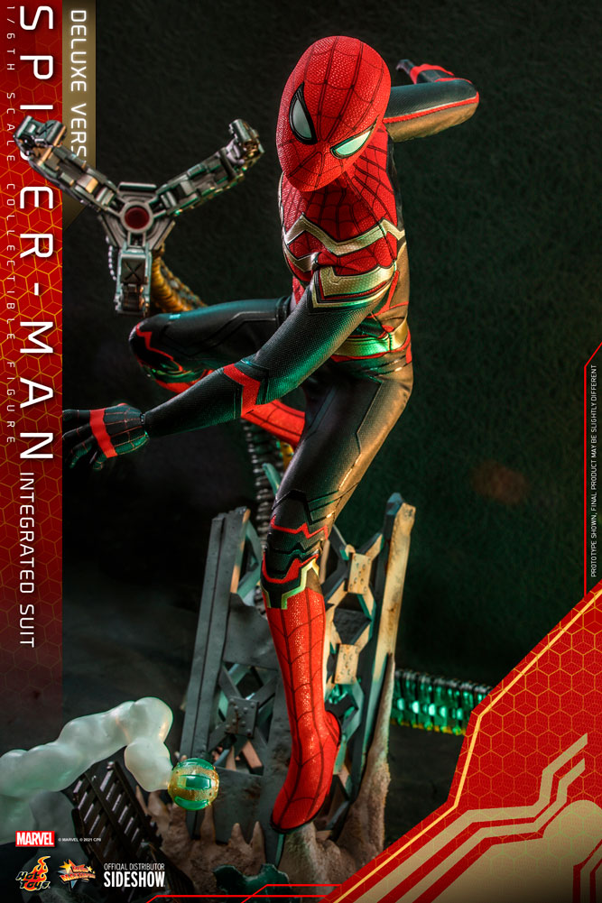Load image into Gallery viewer, Hot Toys - Spider-Man Far From Home - Spider-Man (Integrated Suit) Deluxe