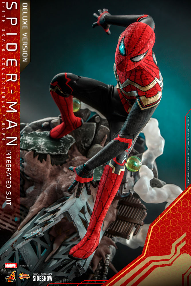 Load image into Gallery viewer, Hot Toys - Spider-Man Far From Home - Spider-Man (Integrated Suit) Deluxe