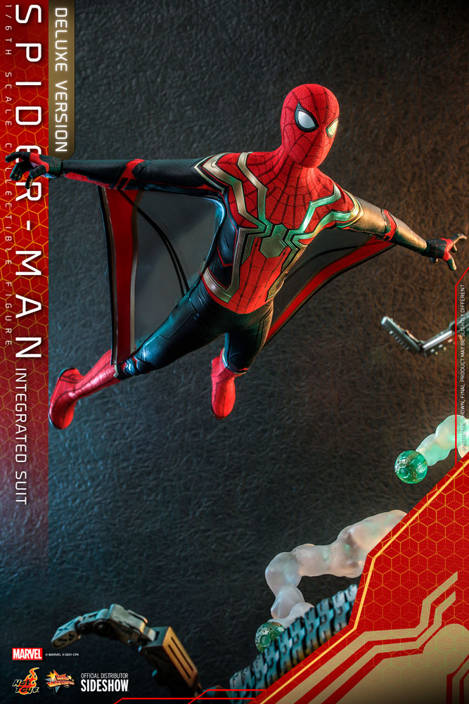 Load image into Gallery viewer, Hot Toys - Spider-Man Far From Home - Spider-Man (Integrated Suit) Deluxe