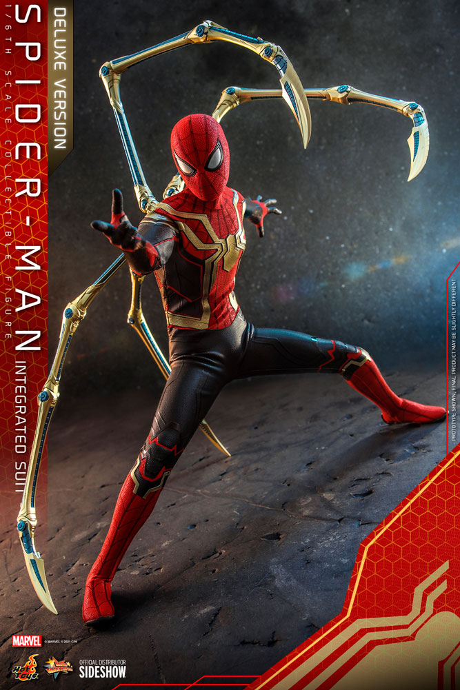 Load image into Gallery viewer, Hot Toys - Spider-Man Far From Home - Spider-Man (Integrated Suit) Deluxe