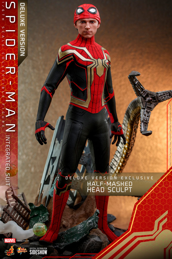 Load image into Gallery viewer, Hot Toys - Spider-Man Far From Home - Spider-Man (Integrated Suit) Deluxe