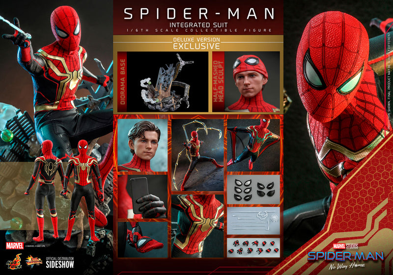 Load image into Gallery viewer, Hot Toys - Spider-Man Far From Home - Spider-Man (Integrated Suit) Deluxe