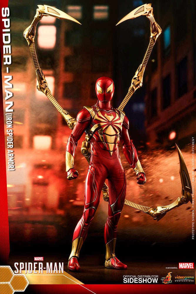 スパイダーマン Iron Spider armor フィギュア　ホットトイズ Hot Toys - Marvel's Spider-Man - Spider-Man (Iron Spider Armor
