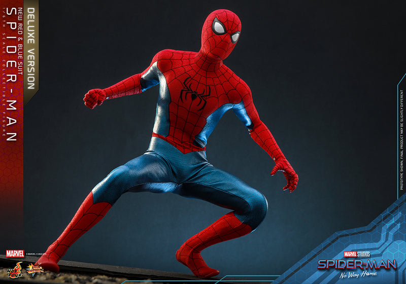 Load image into Gallery viewer, Hot Toys - Spider-Man No Way Home: Spider-Man (New Red and Blue Suit) (Deluxe Version)