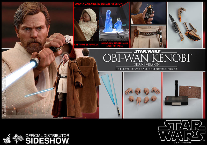 Load image into Gallery viewer, Hot Toys - Episode III: Revenge of the Sith - Obi-Wan Kenobi Deluxe Version