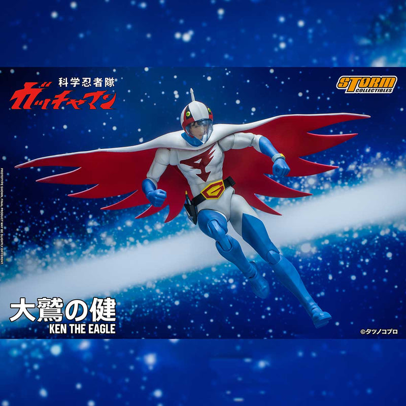 Load image into Gallery viewer, Storm Collectibles - Science Ninja Team Gatchaman: Ken The Eagle 1/12 Scale
