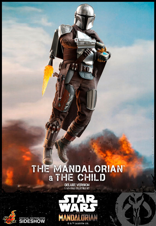 Load image into Gallery viewer, Hot Toys - Star Wars The Mandalorian - The Mandalorian and The Child Deluxe Set