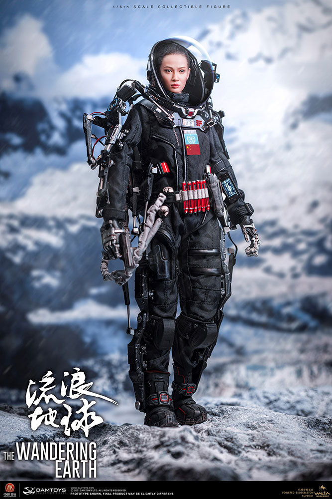 Load image into Gallery viewer, Dam Toys - The Wandering Earth: CN171-11 Rescue Unit Member Zhou Qian