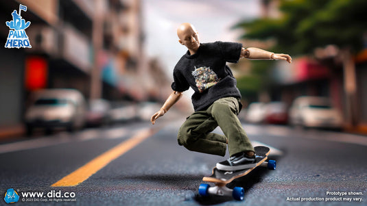 DID - 1/12 Palm Hero Simply Fun Series - The Skateboarder