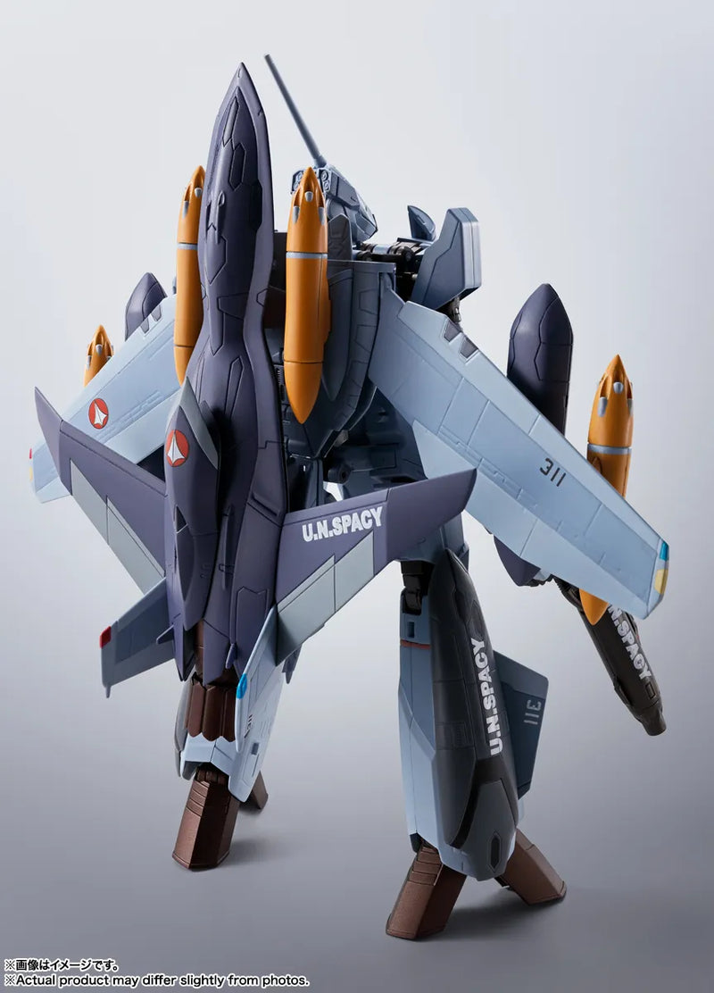 Load image into Gallery viewer, Bandai - Hi-Metal R Macross Zero - VF-0A Phoenix (Shin Kudo Use) + QF-2200D-B Ghost
