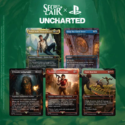 MTG - The PlayStation Super Drop - Secret Lair X Uncharted: Saga of Thieves