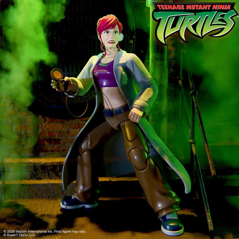 Load image into Gallery viewer, Super 7 - Teenage Mutant Ninja Turtles Ultimates - April O'Neil (2003 Animated Series)
