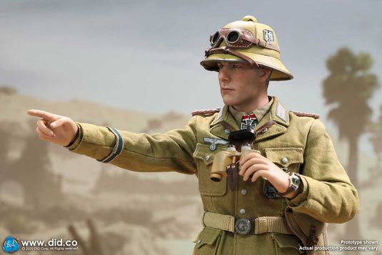 DID - 1/6 WWII German Africa Corps - Supply Duty Ishaan & Panzer Commander Stauffenberg
