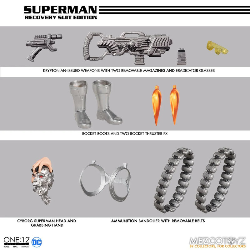Load image into Gallery viewer, Mezco Toyz - One 12 DC Comics - Superman (Recovery Suit)
