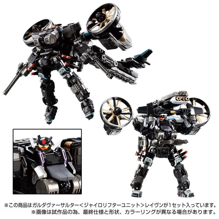 Load image into Gallery viewer, Diaclone Reboot - Tactical Mover - Garuda Versaulter (Gyrolifter Unit Raven)
