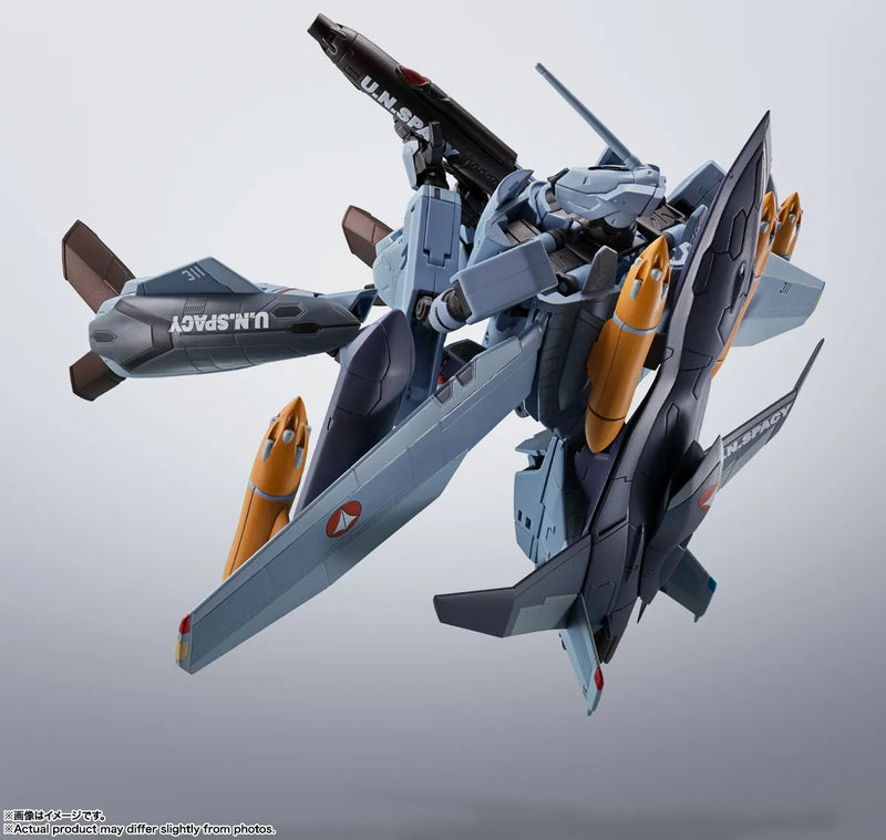 Load image into Gallery viewer, Bandai - Hi-Metal R Macross Zero - VF-0A Phoenix (Shin Kudo Use) + QF-2200D-B Ghost
