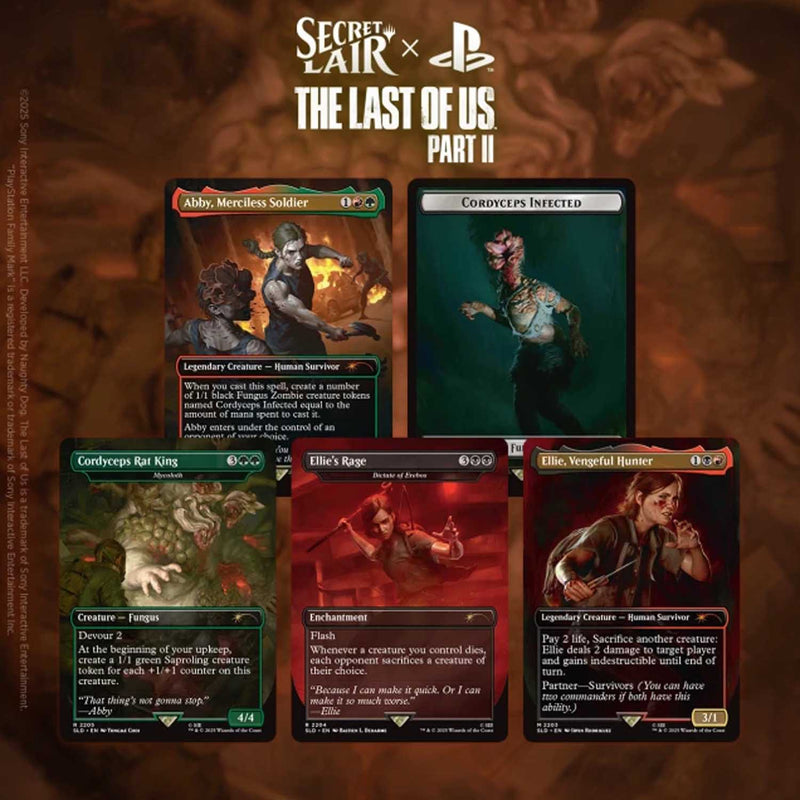 Load image into Gallery viewer, MTG - The PlayStation Super Drop - Secret Lair X The Last of Us Part II: Path of Retribution
