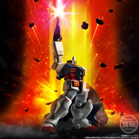Bandai - Mobile Suit Gundam - FW Gundam Converge - Core RX-78-2 Gundam and MSN-02 Zeong Last Shooting Set