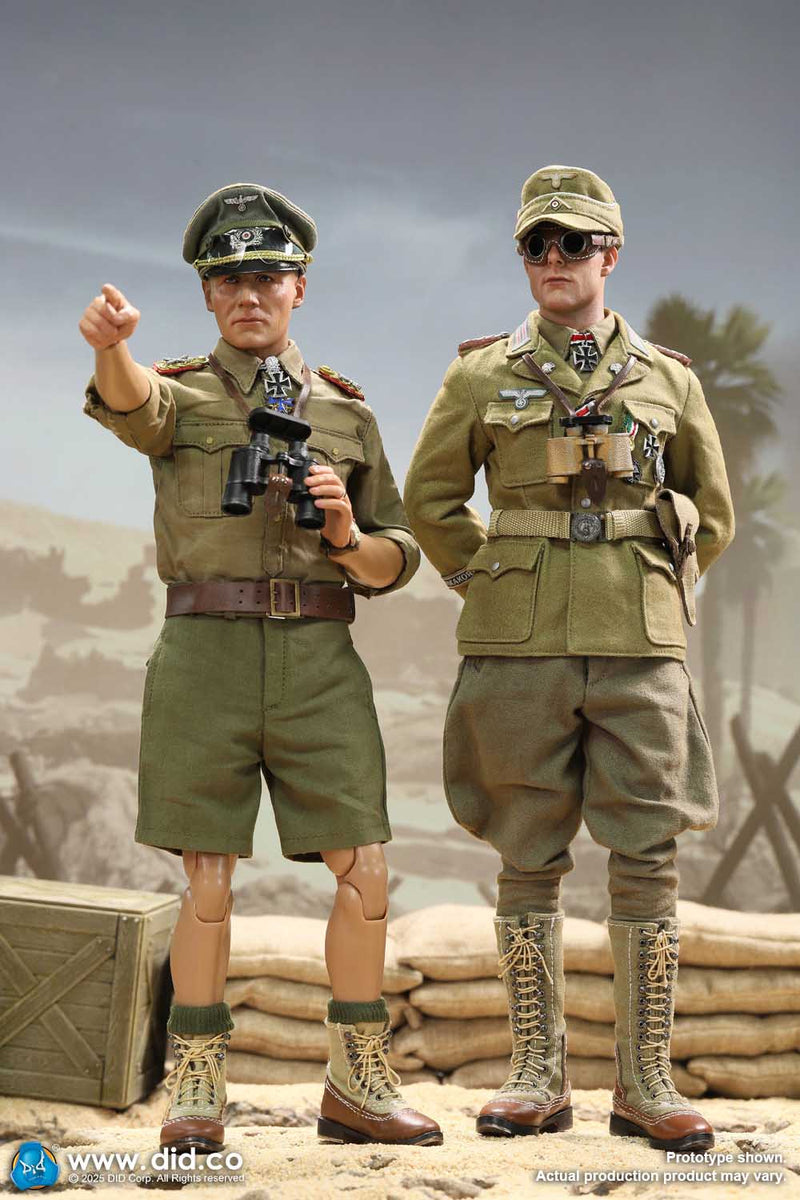 Load image into Gallery viewer, DID - 1/6 WWII German Africa Corps - Supply Duty Ishaan &amp; Panzer Commander Stauffenberg
